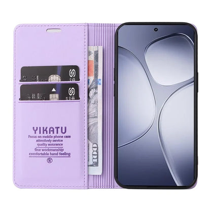 YIKATU YK-001 For Xiaomi Redmi K70 Ultra Case Stand Leather Phone Cover Strong Magnetic Closure