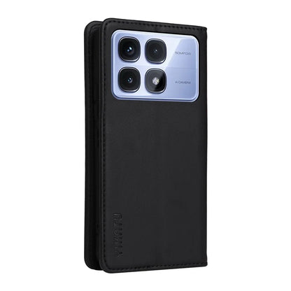 YIKATU YK-001 For Xiaomi Redmi K70 Ultra Case Stand Leather Phone Cover Strong Magnetic Closure