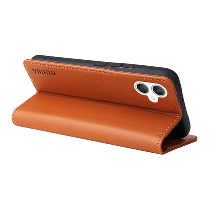 YIKATU YK-001 For Samsung Galaxy A06 Case Stand Leather Phone Cover Strong Magnetic Closure