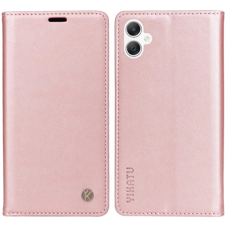 YIKATU YK-001 For Samsung Galaxy A06 Case Stand Leather Phone Cover Strong Magnetic Closure