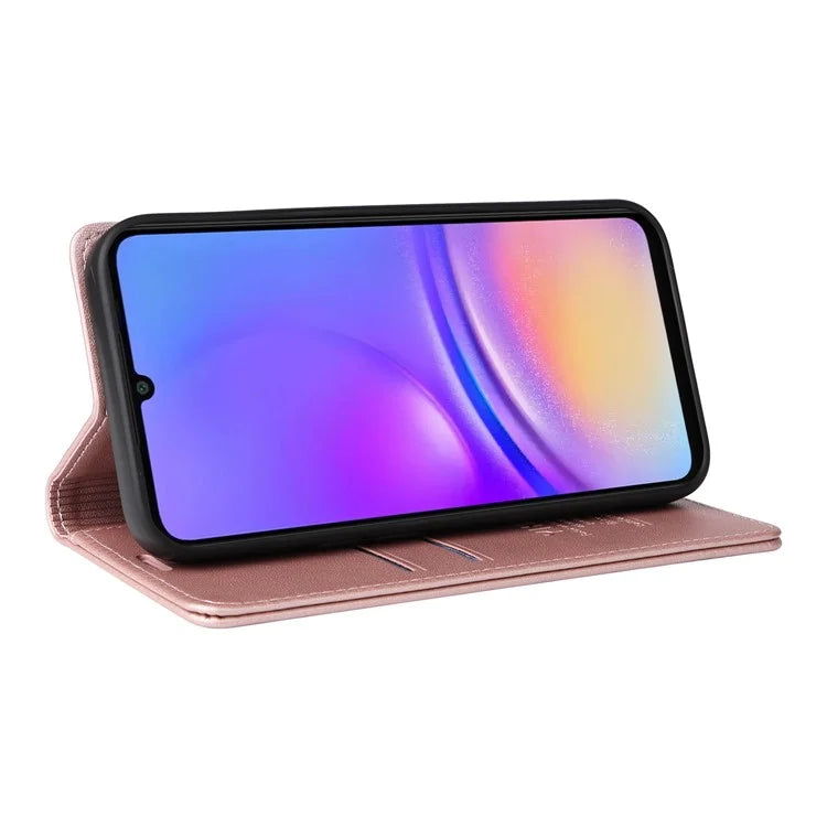 YIKATU YK-001 For Samsung Galaxy A06 Case Stand Leather Phone Cover Strong Magnetic Closure