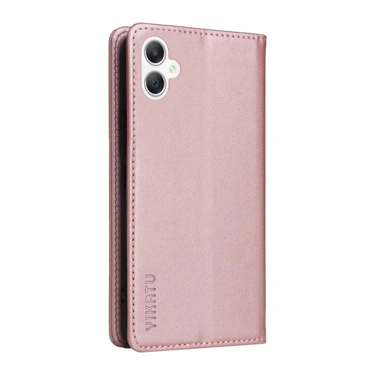 YIKATU YK-001 For Samsung Galaxy A06 Case Stand Leather Phone Cover Strong Magnetic Closure
