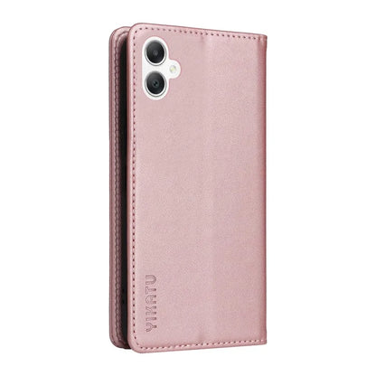YIKATU YK-001 For Samsung Galaxy A06 Case Stand Leather Phone Cover Strong Magnetic Closure