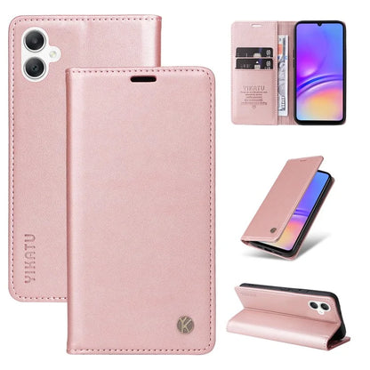 YIKATU YK-001 For Samsung Galaxy A06 Case Stand Leather Phone Cover Strong Magnetic Closure