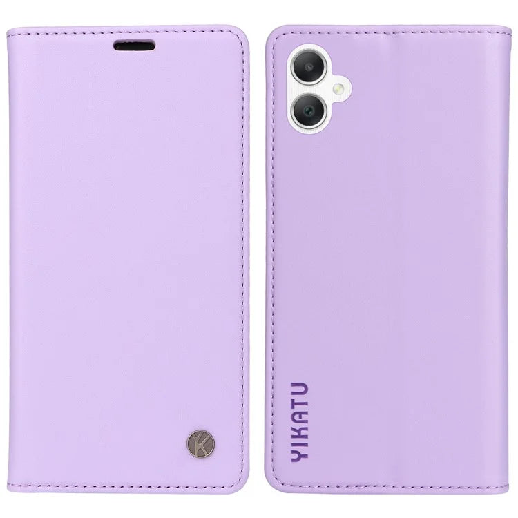 YIKATU YK-001 For Samsung Galaxy A06 Case Stand Leather Phone Cover Strong Magnetic Closure