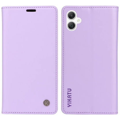 YIKATU YK-001 For Samsung Galaxy A06 Case Stand Leather Phone Cover Strong Magnetic Closure