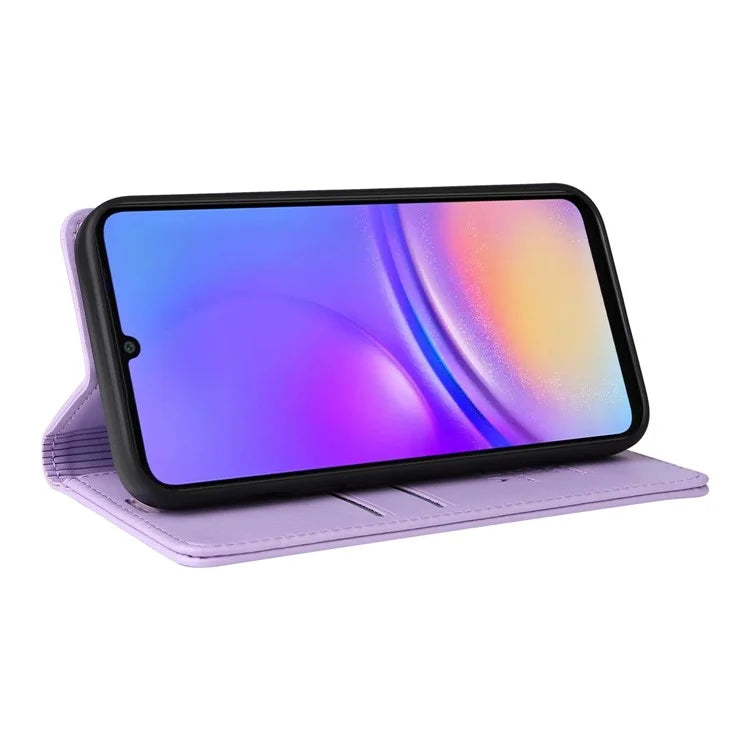 YIKATU YK-001 For Samsung Galaxy A06 Case Stand Leather Phone Cover Strong Magnetic Closure