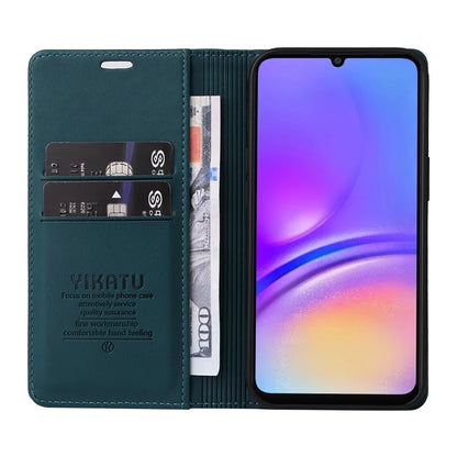 YIKATU YK-001 For Samsung Galaxy A06 Case Stand Leather Phone Cover Strong Magnetic Closure
