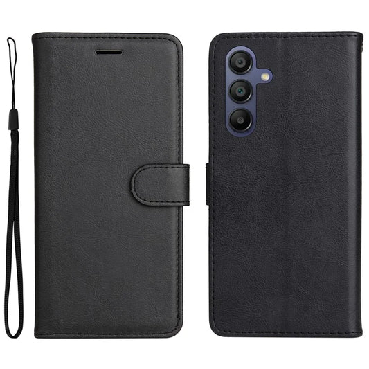 KT Leather Series-2 for Samsung Galaxy A16 5G Case Solid Color Leather Phone Cover Wallet Stand