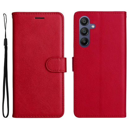KT Leather Series-2 for Samsung Galaxy A16 5G Case Solid Color Leather Phone Cover Wallet Stand