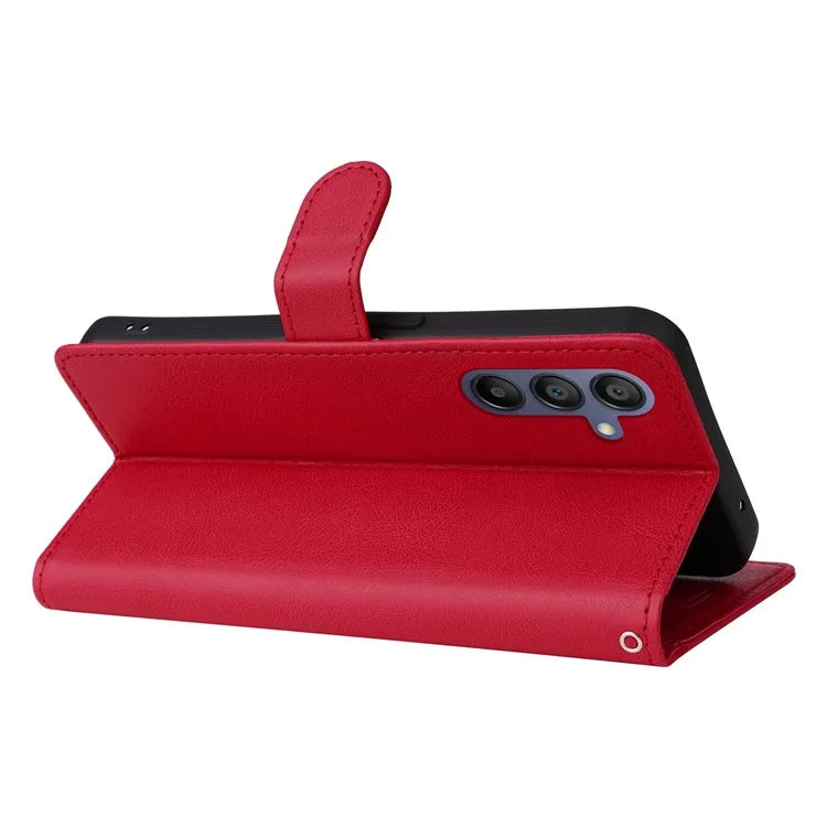 KT Leather Series-2 for Samsung Galaxy A16 5G Case Solid Color Leather Phone Cover Wallet Stand