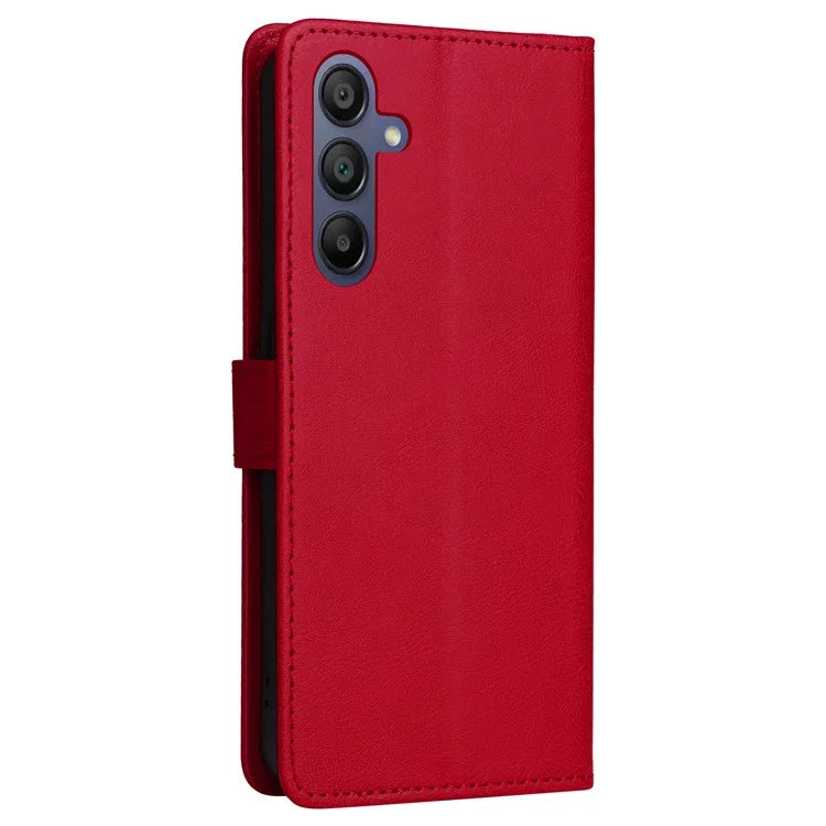 KT Leather Series-2 for Samsung Galaxy A16 5G Case Solid Color Leather Phone Cover Wallet Stand
