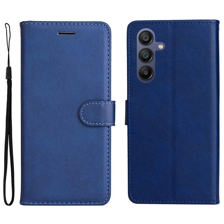 KT Leather Series-2 for Samsung Galaxy A16 5G Case Solid Color Leather Phone Cover Wallet Stand