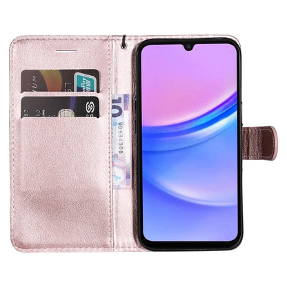 KT Leather Series-2 for Samsung Galaxy A16 5G Case Solid Color Leather Phone Cover Wallet Stand
