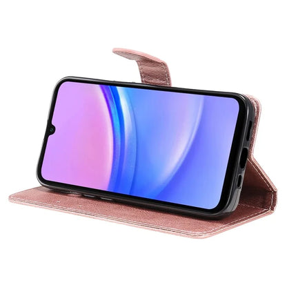 KT Leather Series-2 for Samsung Galaxy A16 5G Case Solid Color Leather Phone Cover Wallet Stand