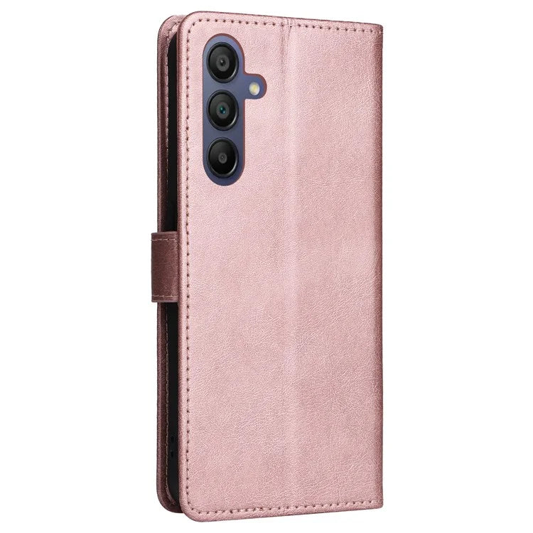 KT Leather Series-2 for Samsung Galaxy A16 5G Case Solid Color Leather Phone Cover Wallet Stand