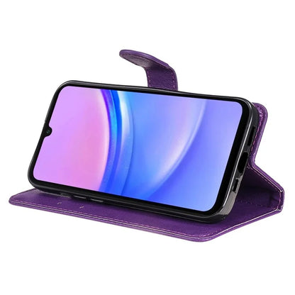 KT Leather Series-2 for Samsung Galaxy A16 5G Case Solid Color Leather Phone Cover Wallet Stand