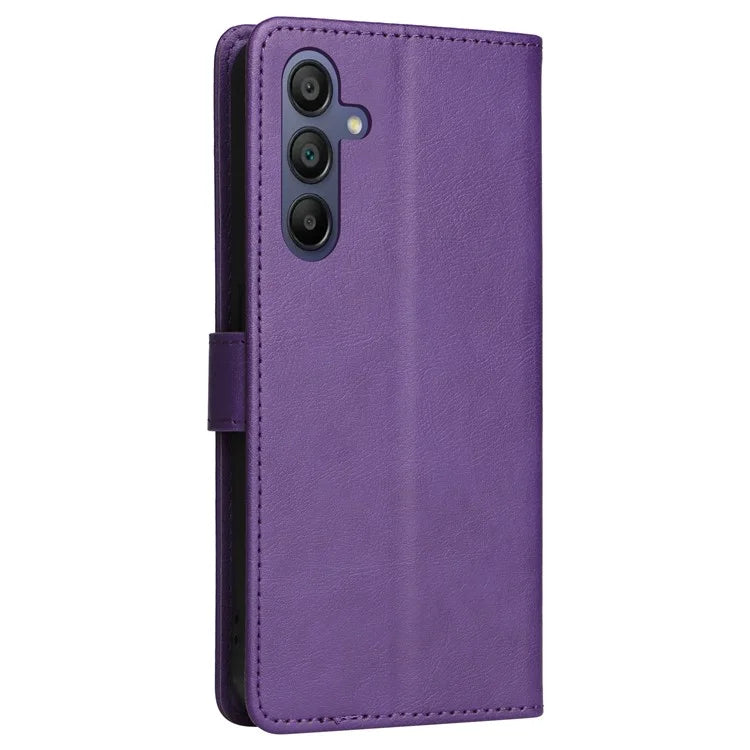 KT Leather Series-2 for Samsung Galaxy A16 5G Case Solid Color Leather Phone Cover Wallet Stand