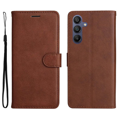 KT Leather Series-2 for Samsung Galaxy A16 5G Case Solid Color Leather Phone Cover Wallet Stand