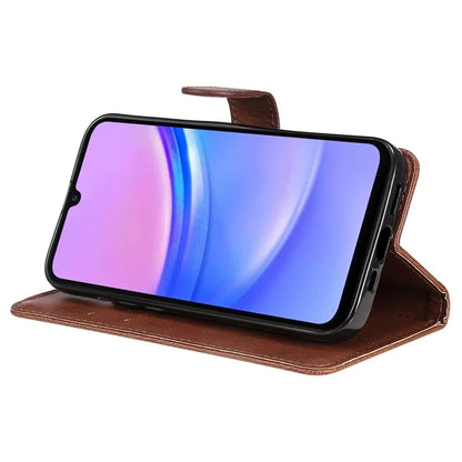 KT Leather Series-2 for Samsung Galaxy A16 5G Case Solid Color Leather Phone Cover Wallet Stand
