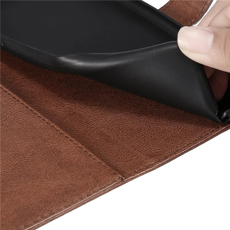 KT Leather Series-2 for Samsung Galaxy A16 5G Case Solid Color Leather Phone Cover Wallet Stand