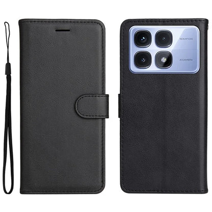 KT Leather Series-2 for Xiaomi Redmi K70 Ultra Case Solid Color Leather Phone Cover Wallet Stand