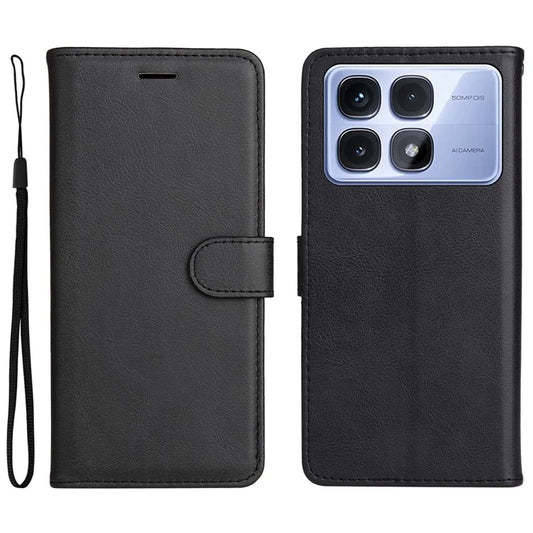 KT Leather Series-2 for Xiaomi Redmi K70 Ultra Case Solid Color Leather Phone Cover Wallet Stand