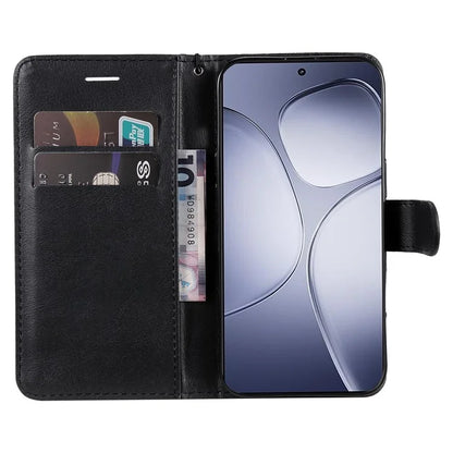 KT Leather Series-2 for Xiaomi Redmi K70 Ultra Case Solid Color Leather Phone Cover Wallet Stand