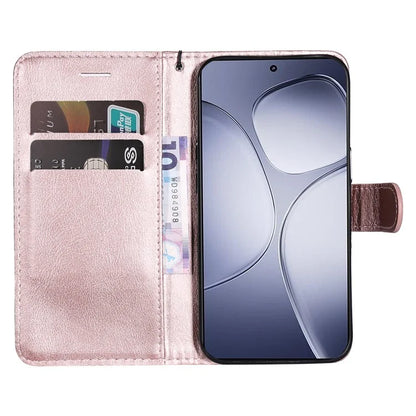 KT Leather Series-2 for Xiaomi Redmi K70 Ultra Case Solid Color Leather Phone Cover Wallet Stand