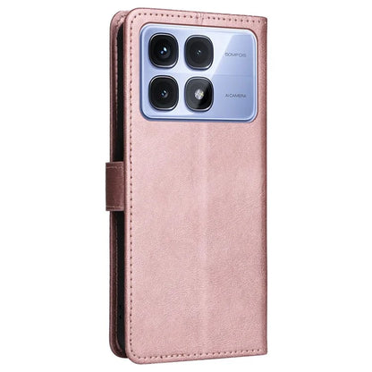 KT Leather Series-2 for Xiaomi Redmi K70 Ultra Case Solid Color Leather Phone Cover Wallet Stand