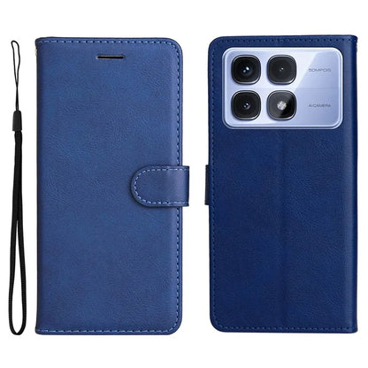 KT Leather Series-2 for Xiaomi Redmi K70 Ultra Case Solid Color Leather Phone Cover Wallet Stand