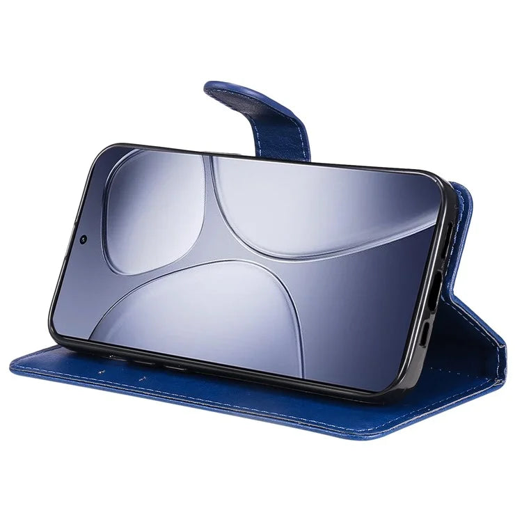KT Leather Series-2 for Xiaomi Redmi K70 Ultra Case Solid Color Leather Phone Cover Wallet Stand