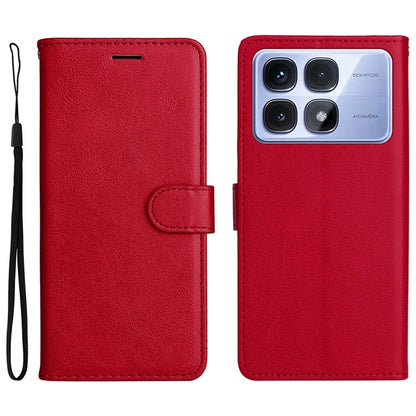 KT Leather Series-2 for Xiaomi Redmi K70 Ultra Case Solid Color Leather Phone Cover Wallet Stand