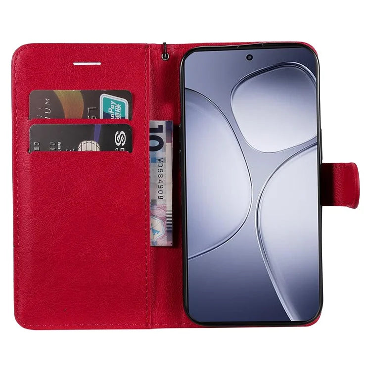 KT Leather Series-2 for Xiaomi Redmi K70 Ultra Case Solid Color Leather Phone Cover Wallet Stand