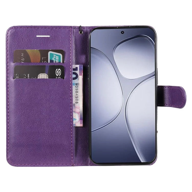 KT Leather Series-2 for Xiaomi Redmi K70 Ultra Case Solid Color Leather Phone Cover Wallet Stand