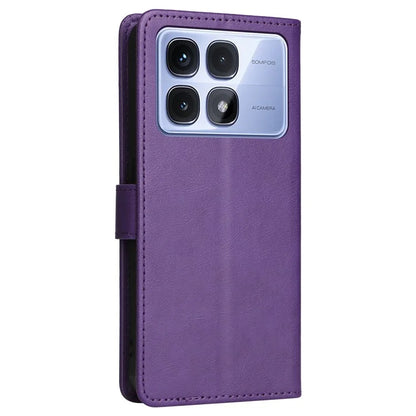KT Leather Series-2 for Xiaomi Redmi K70 Ultra Case Solid Color Leather Phone Cover Wallet Stand