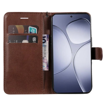KT Leather Series-2 for Xiaomi Redmi K70 Ultra Case Solid Color Leather Phone Cover Wallet Stand