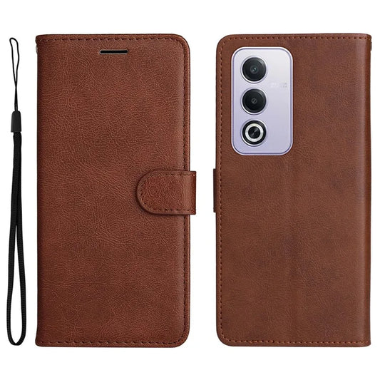 KT Leather Series-2 for Oppo A3 Pro (Global) 5G  /  A3 Pro (India) 5G Case Solid Color Leather Phone Cover Wallet Stand