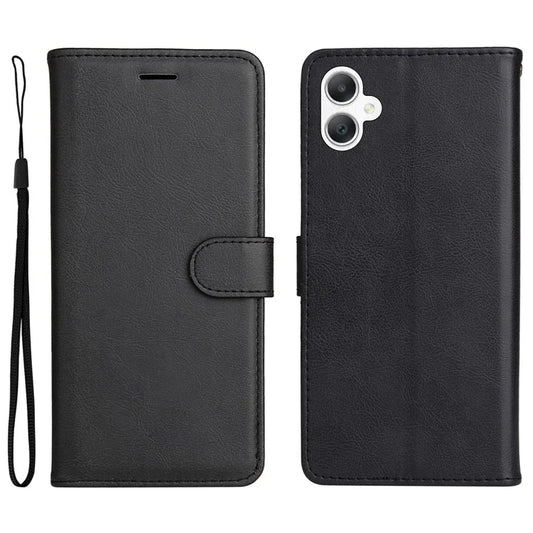 KT Leather Series-2 for Samsung Galaxy A06 Case Solid Color Leather Phone Cover Wallet Stand