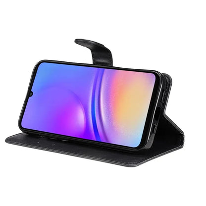 KT Leather Series-2 for Samsung Galaxy A06 Case Solid Color Leather Phone Cover Wallet Stand