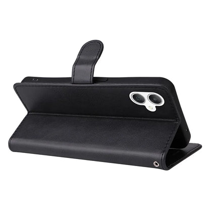 KT Leather Series-2 for Samsung Galaxy A06 Case Solid Color Leather Phone Cover Wallet Stand