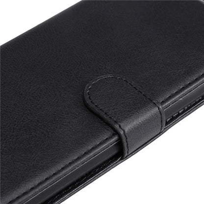 KT Leather Series-2 for Samsung Galaxy A06 Case Solid Color Leather Phone Cover Wallet Stand