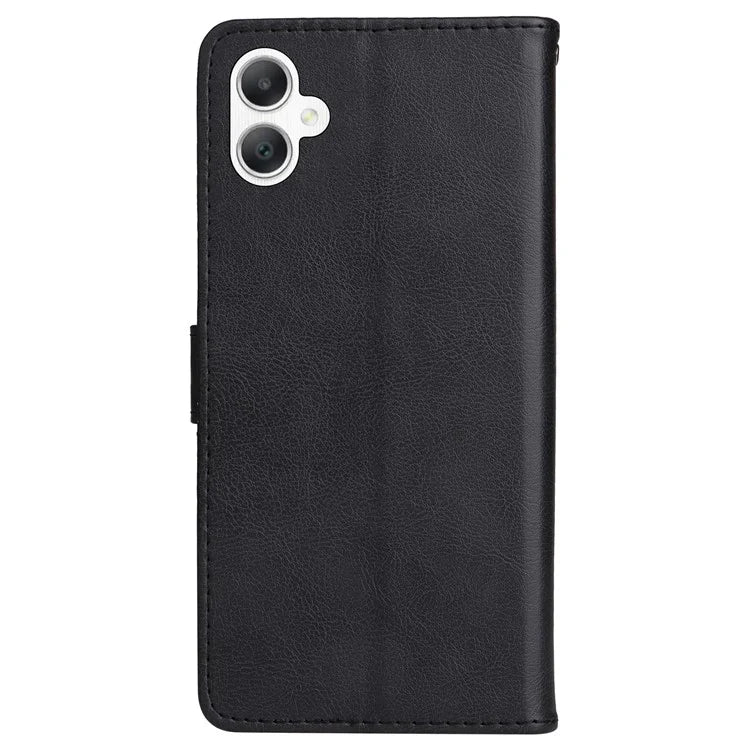 KT Leather Series-2 for Samsung Galaxy A06 Case Solid Color Leather Phone Cover Wallet Stand