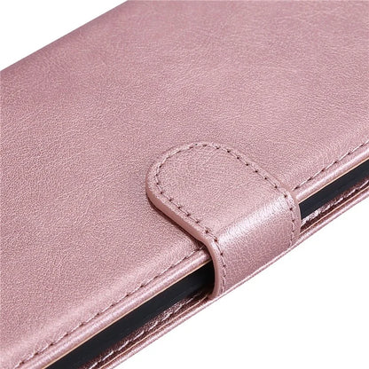 KT Leather Series-2 for Samsung Galaxy A06 Case Solid Color Leather Phone Cover Wallet Stand