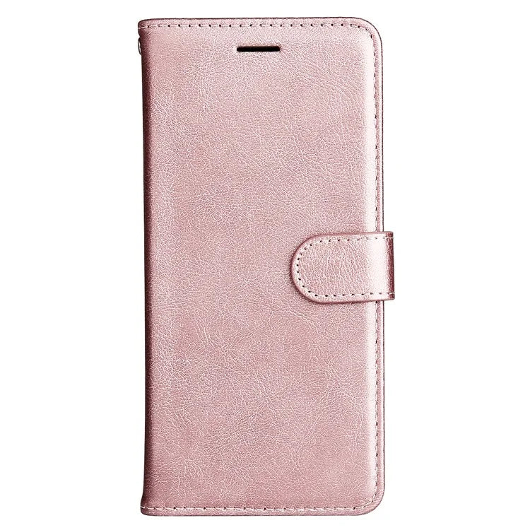 KT Leather Series-2 for Samsung Galaxy A06 Case Solid Color Leather Phone Cover Wallet Stand