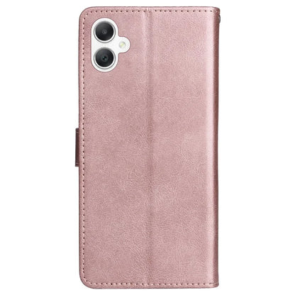 KT Leather Series-2 for Samsung Galaxy A06 Case Solid Color Leather Phone Cover Wallet Stand