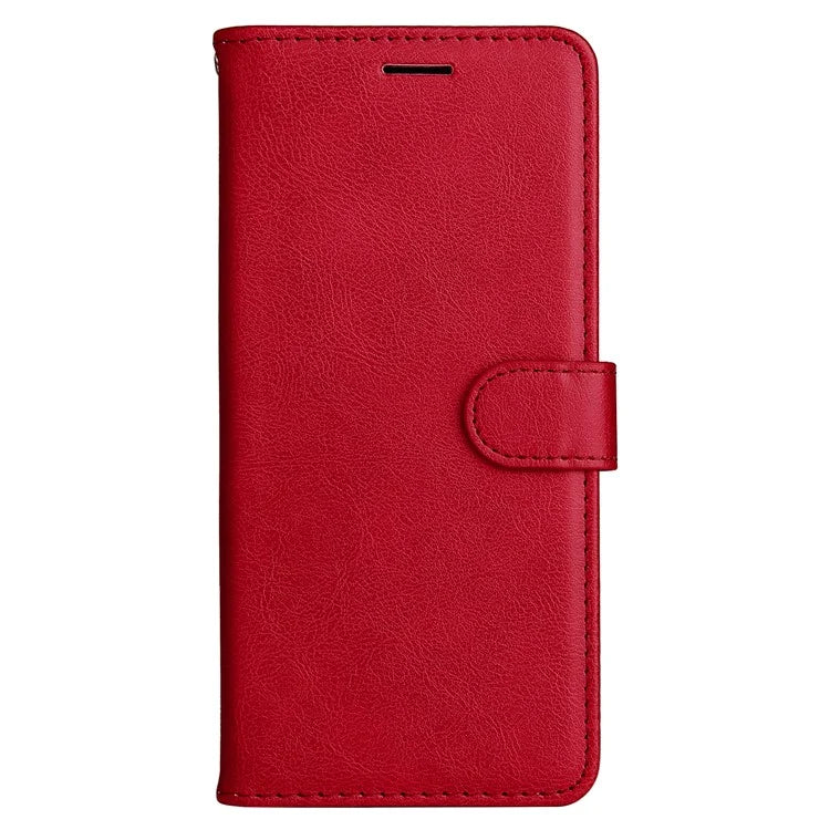 KT Leather Series-2 for Samsung Galaxy A06 Case Solid Color Leather Phone Cover Wallet Stand
