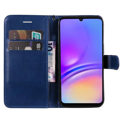 KT Leather Series-2 for Samsung Galaxy A06 Case Solid Color Leather Phone Cover Wallet Stand