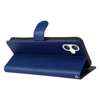KT Leather Series-2 for Samsung Galaxy A06 Case Solid Color Leather Phone Cover Wallet Stand