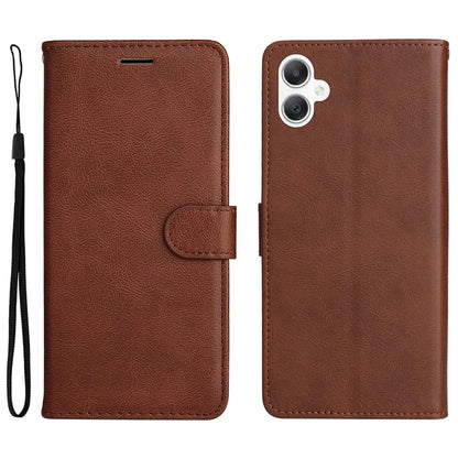 KT Leather Series-2 for Samsung Galaxy A06 Case Solid Color Leather Phone Cover Wallet Stand